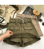 Mini Cargo Skirt With Belt