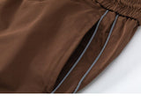 Striped Reflective Baggy Joggers