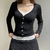 Knit Lace Corset Top