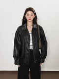 Vintage Oversized Leather Jacket