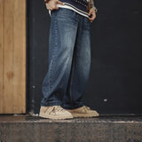 Chunky Platform Suede Work Shoes
