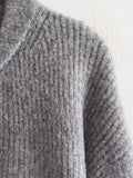 Knitted Crew Neck Sweater