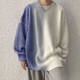 Y2K Ribbed Knit Oversized Sweater