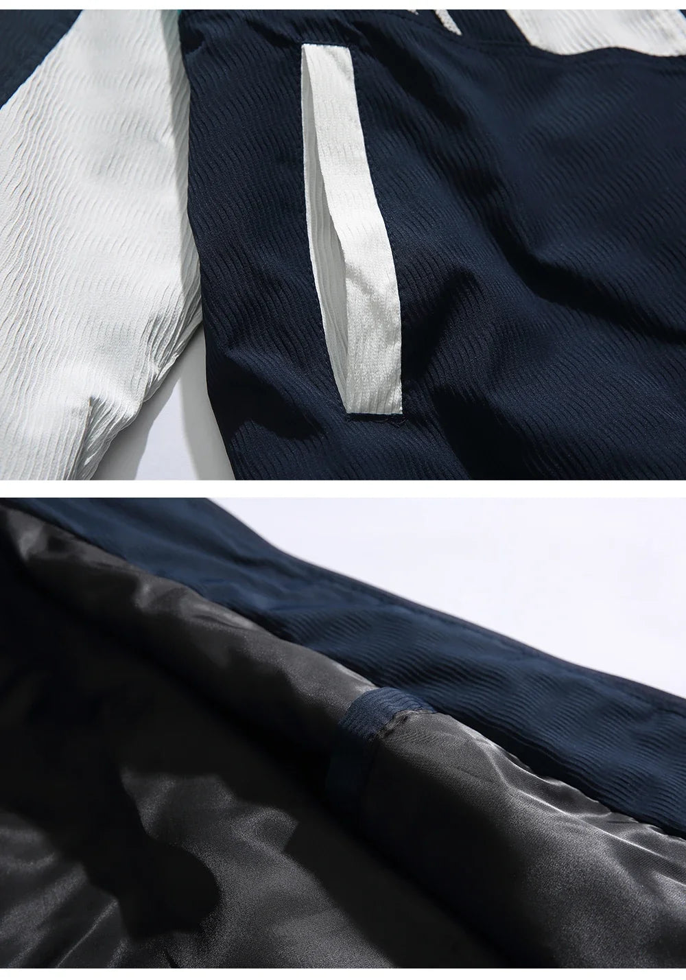 Side Stripe Patchwork Jacket