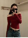 Off-Shoulder Long-Sleeve Top