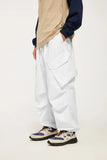 Pleated Baggy Cargo Pants