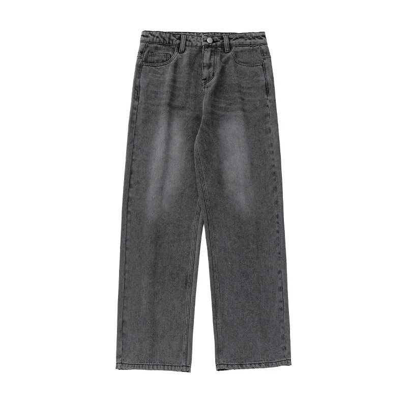 Vintage Distressed Loose Washed Jeans