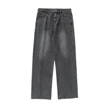 Vintage Distressed Loose Washed Jeans
