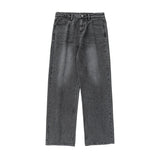 Vintage Distressed Loose Washed Jeans