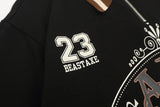 Letter Print Beast Polo T-shirt