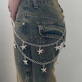 Y2K Belted Metal Chain