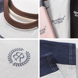 Patchwork Sports Athletic T-shirt