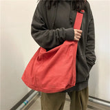 Large Canvas Crossbody Shoulder Bag