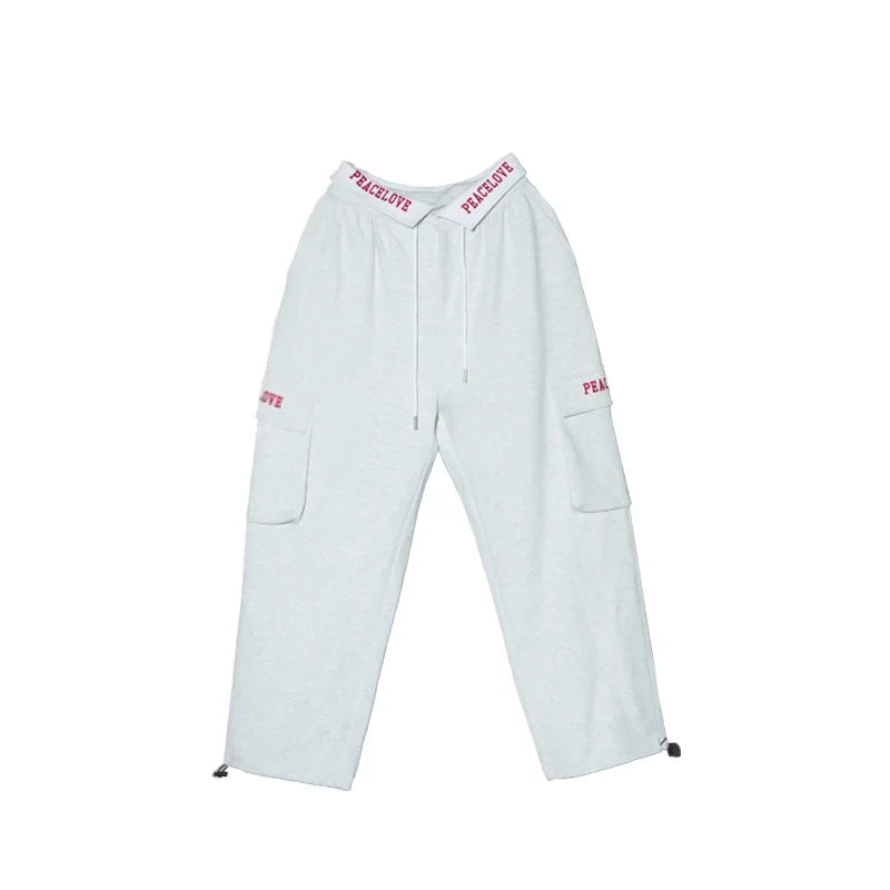 Stylish White Grey Dance Pants