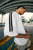 Y2K Infinity Color Block Sports T-Shirt
