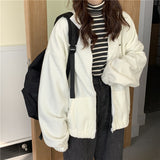 Women's Zip Up Solid Sweatshirt