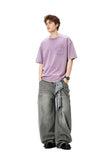 Front Pocket Solid Color Catchall T-Shirt