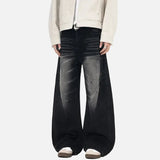 Premium Washed Distressed Loose Fit Jeans
