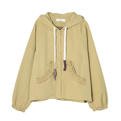 Trendy Casual Loose Hooded Windbreaker Jacket