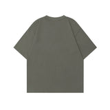 Y2K Vintage Portrait Print Loose Crew T-Shirt