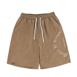 Retro Elastic Waist Summer Shorts