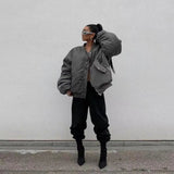 Men Thickened Cotton Flight Jacket
