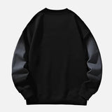 Gothic Oversized Gradient Letter Printed Sweatshirt