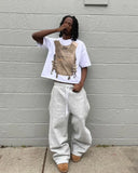 Camo Embroidered Jogging Sweatpants Pants