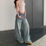 Vintage Boy Friend Loose High Waist Jeans