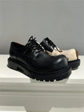 Retro Vintage Lace-Up Derby Shoes