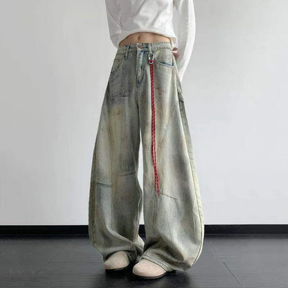 Adaptive Stretch Wide Leg Denim Jeans