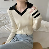 Women Cool Stylish Slim Fit Knitted Polo T-Shirt