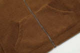 Loose Sleepy Bear Ears Fleece Jacket