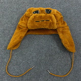 Soft Alien Snail Faux Fur Ice Hat