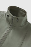 Sleeveless Zip-Up Vest
