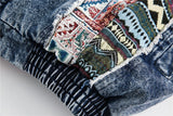 Y2K Thick Winter Patchwork Denim Jacket