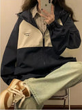 American Vintage Patchwork Long Sleeve Jacket