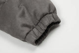 Loose Star Embroidery Puffer Jacket
