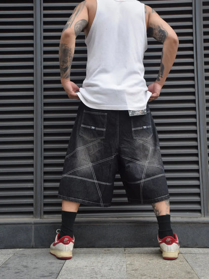 Y2k Baggy Reverse Washed Jorts