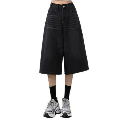 Retro Wide-Leg Jorts