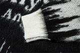 Autumn Chic Retro Letter Knitted Sweater