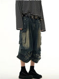 Urban Distressed Cargo Jorts