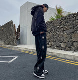 Streetwear Loose Casual Wide Leg Letter Sweatpants
