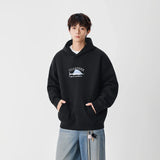Streetwear Swordfish Print Casual Hoodie
