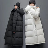 Versatile Long Hooded Down Parka Puffer Coat