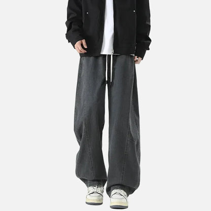 Mirrordust Trendy Loose Wide Leg Pants