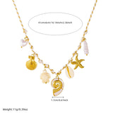 Y2K Beachy Charm Pendant Necklace