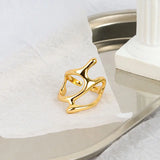 Vintage Irregular Hollow Ring