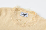 Women Chic Oversized Cat Graphic Knit Sweater