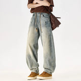 Vintage Streetwear Trendy Gradient Washed Jeans